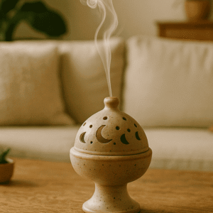 limpieza de casa con inciensos incensarios artesanales