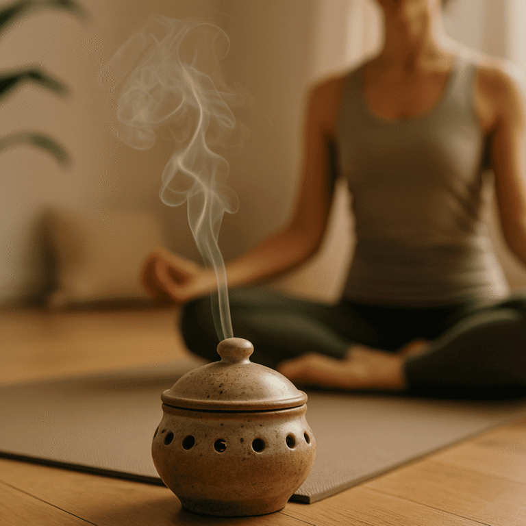 incienso y yoga incensarios artesanales