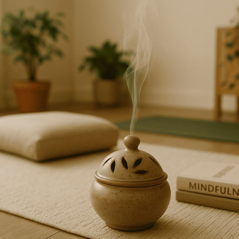 inciensos para practicar mindfulness en casa incensarios artesanales